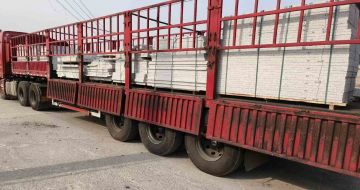 黑龙江 白麻荔枝面外墙干挂，工厂装车日常