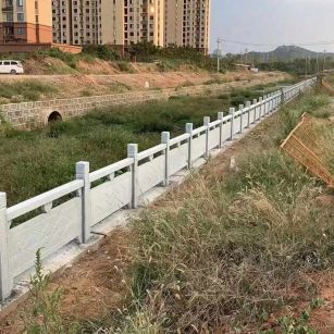 黑龙江 白麻河道栏杆效果展示图