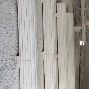 黑龙江 花岗岩厂家带你看白麻花岗岩门楼大柱柱皮