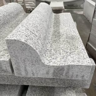 黑龙江 白麻花岗岩S型路沿石，路侧石，马路牙子等