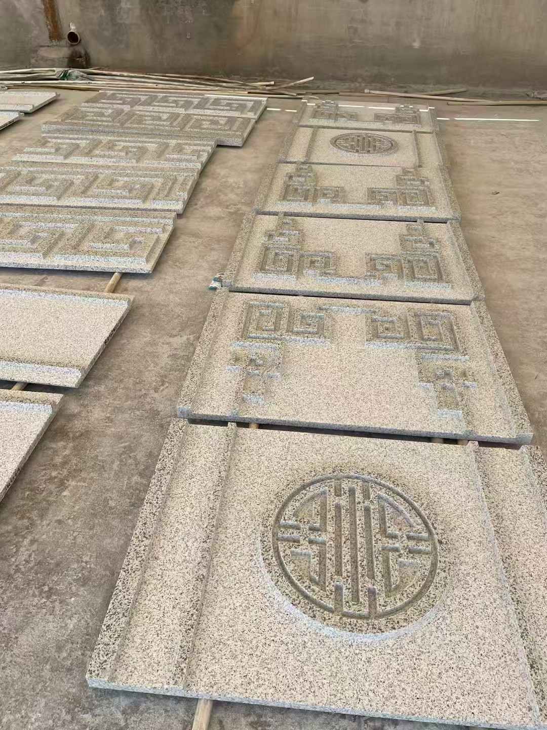 黑龙江 白麻花岗岩外墙立面雕刻板