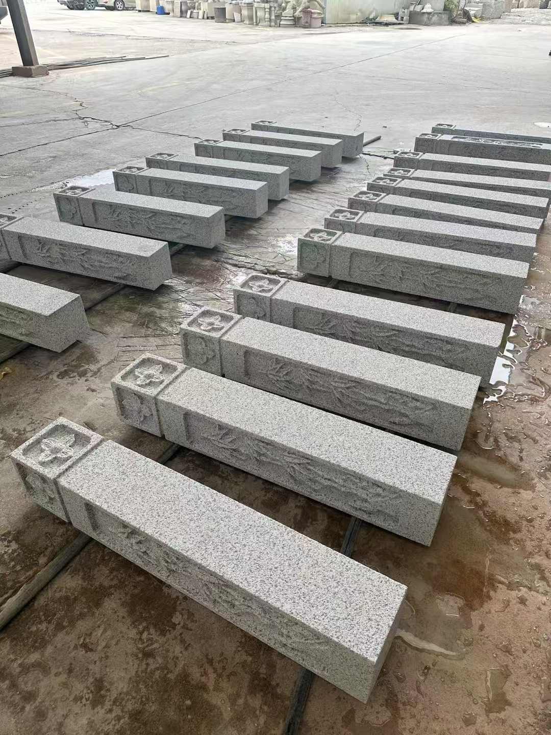 黑龙江 白麻方柱雕花防水