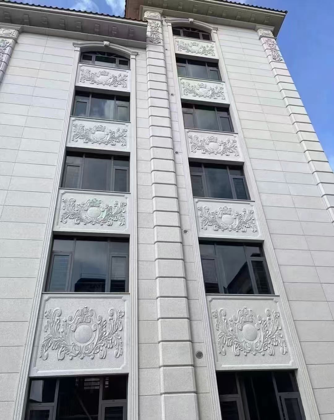 黑龙江 白麻荔枝面花岗岩别墅外墙干挂