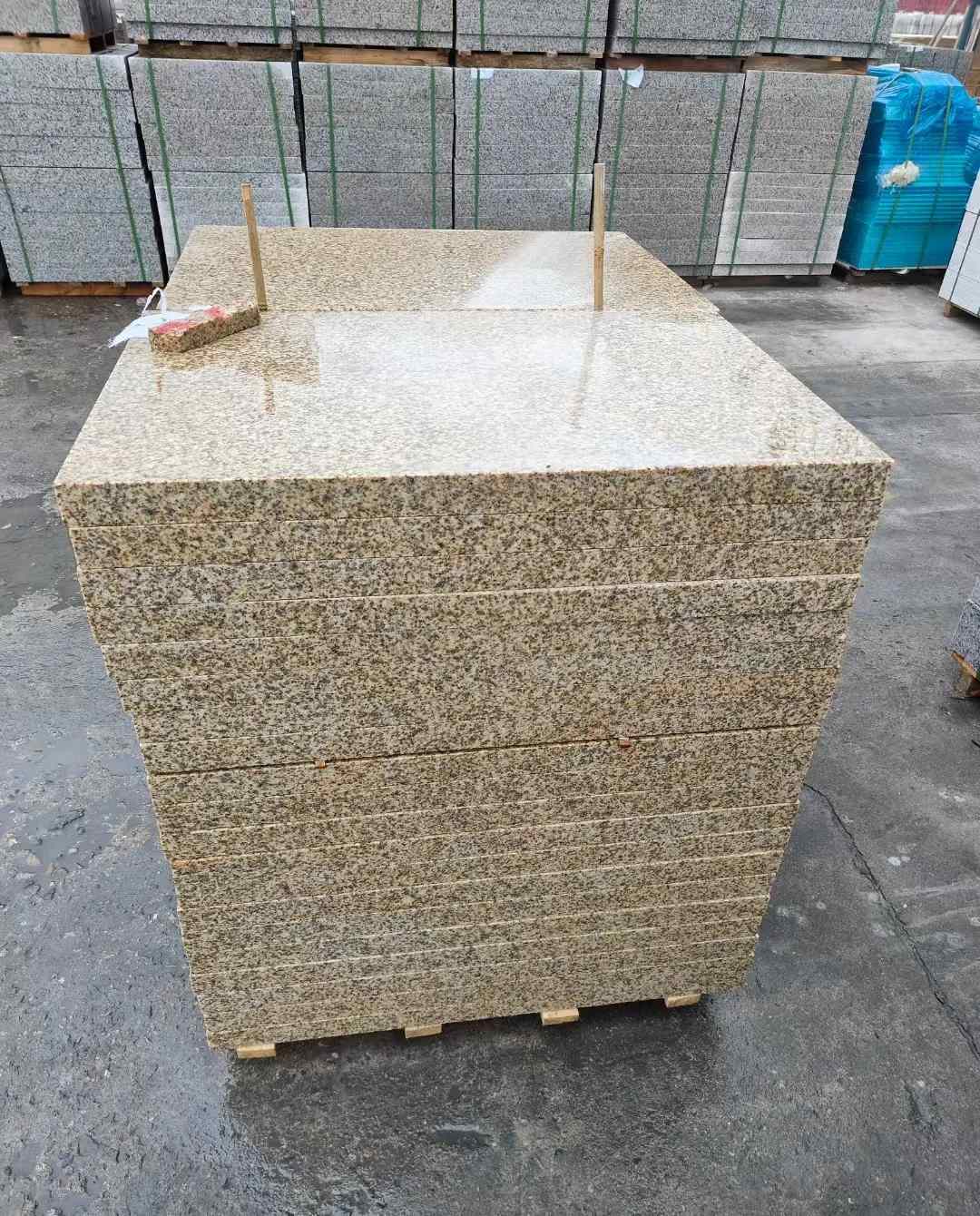 黑龙江 湖北黄金麻花岗岩石材荔枝面外墙石材