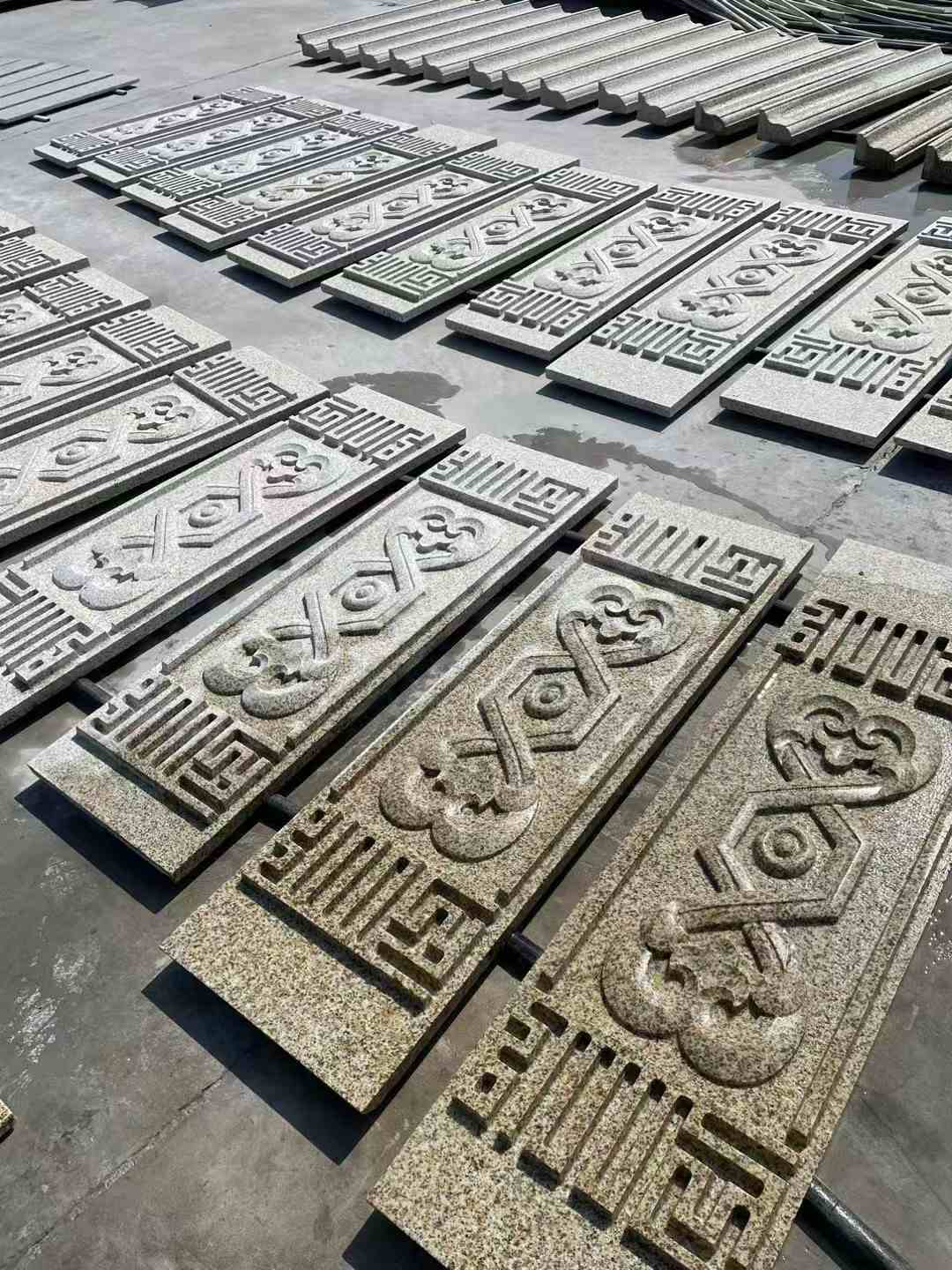 黑龙江 黄金麻花岗岩外墙雕刻板